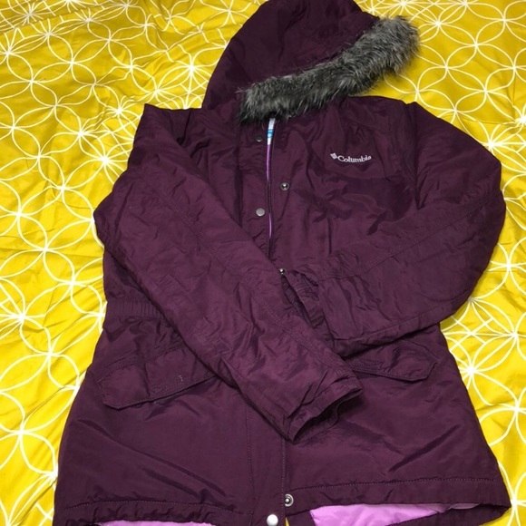 Cute light Winter Columbia Coat Sz L - Picture 2 of 6